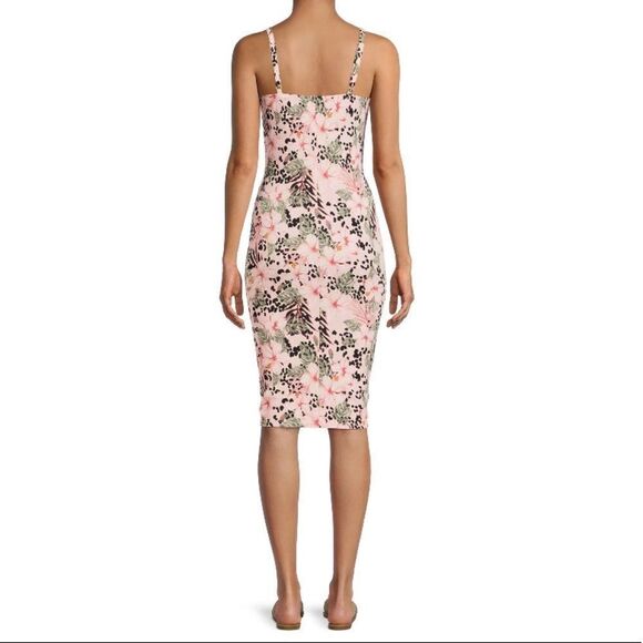 Floral printed Midi Dress - Picture 3 of 6